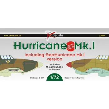 Plastikový model 1/72 Hurricane Mk.I (15x camo) Part 3