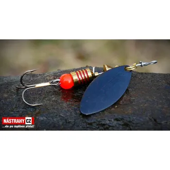 Umělá nástraha Rotační třpytka MEPPS Aglia Long 1 - Color: black