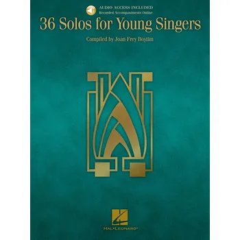 36 Solos for Young Singers + Audio Online / zpěv a klavír - písně pro mladé zpěváky a zpěvačky