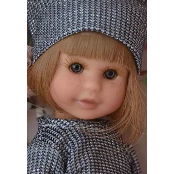 Panenka Realistická panenka holčička Irena - blonďaté vlásky od firmy Berjuan (Irene Rubia armario + vestido)