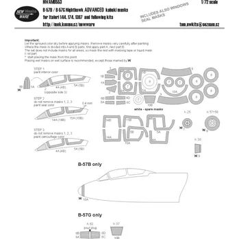 Plastikový model 1/72 Mask B-57B/B-57G Nighthawk ADVANCED (ITAL)