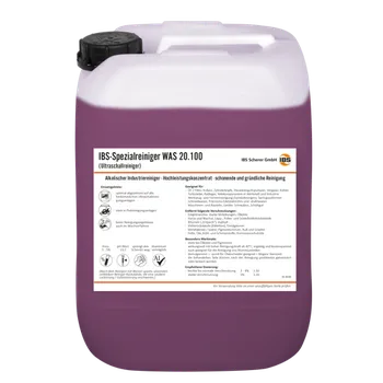 Odmašťovací přípravek na motor IBS PROCAROSA IBS-Speciální čističe WAS 20.100 (ultrazvukový čistič) 20 litrů kanystr