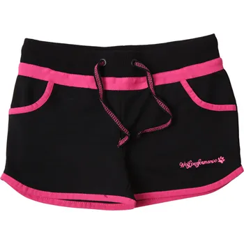 Dívčí kraťasy černé s růžovou Wolf T2187 Velikost: 152