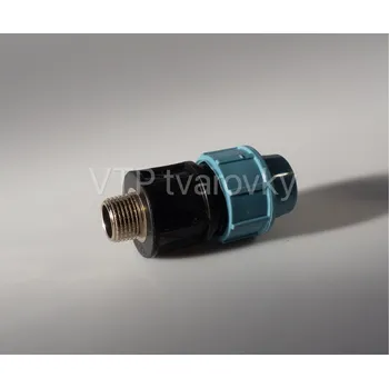 Vodovodní potrubí DONSEN PPS přechod s vnějším závitem MOSAZ Redukce: 40 x 5/4”