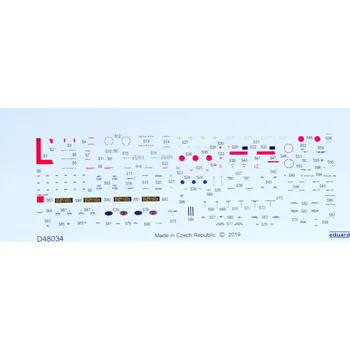 Plastikový model Decals 1/48 P-51D stencils
