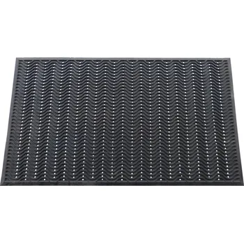 Rohožka Vstupní gumová rohož WAVE s otvory 150 x 90 cm