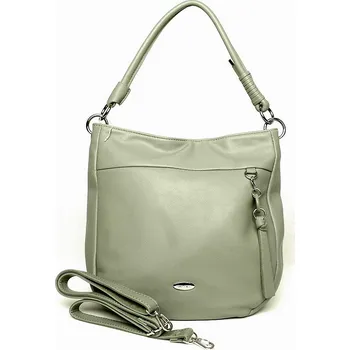 Jablkově zelená kabelka na rameno David Jones CM5725