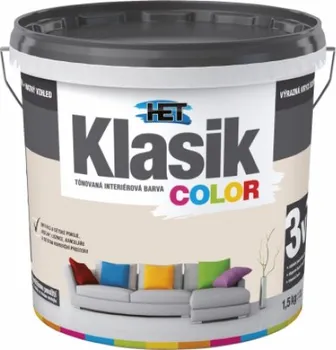 barva na zeď HET Klasik Color 1,5 kg