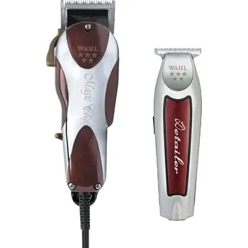 Strojek na vlasy WAHL Silver Wine (Magic Clip a Cordless Detailer set)