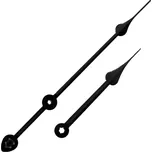 SANGTAI Ručičky pro hodinový strojek černé 230/135mm 6168S Skladem v ČR