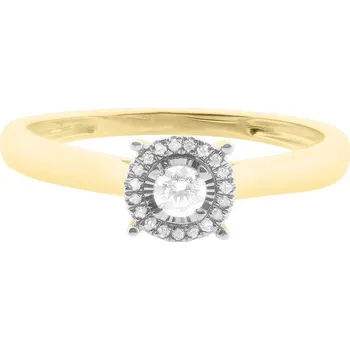 Prsten Zlatý prsten s diamantem FR870311