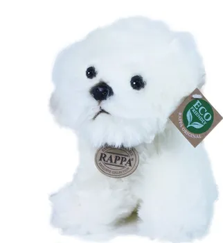 Plyšová hračka Rappa Pes bišon sedící 18 cm