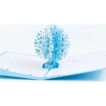 3D přání Sněhová vločka