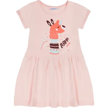 Dívčí šaty Dívčí šaty - WINKIKI WKG 01763, lososová Barva: Lososová, Velikost: 116