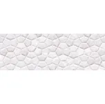 Ecoceramic Ariana White, dekorativní obklad, bílý, lesklý, 25 x 70 x 0,85 cm
