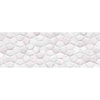 Obklad Ecoceramic Ariana White, dekorativní obklad, bílý, lesklý, 25 x 70 x 0,85 cm