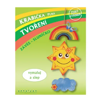 kreativní sada Sluníčko - lepený závěs