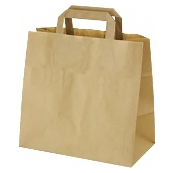 Jednorázové nádobí Papírové tašky hnědé (PAP) 32 x 16 x 27 cm 47132