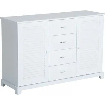 Komoda Goleto Komoda Sharon MDF Bílá