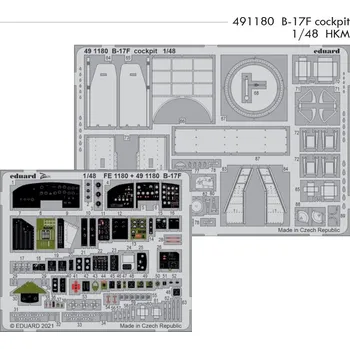 Plastikový model Eduard 1/48 B-17F cockpit (HKM)