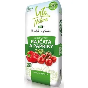 Substrát Vita Natura Substrát pro rajčata a papriky 20 l
