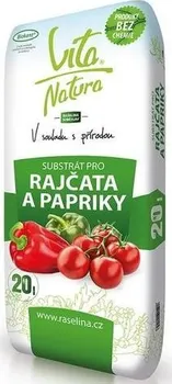 Substrát Vita Natura Substrát pro rajčata a papriky 20 l