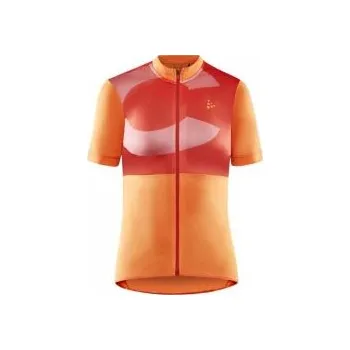 Cyklistické oblečení CRAFT CORE Endur Logo W oranžová 1910562-579573 M; Oranžová dres
