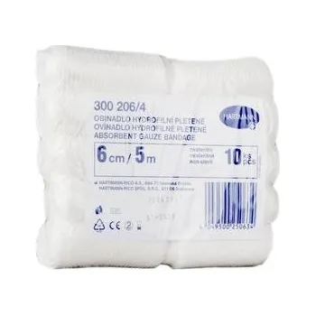 Obinadlo hydrofilní nesterilní Hartmann 10 cm x 5 m, 10 ks v balení
