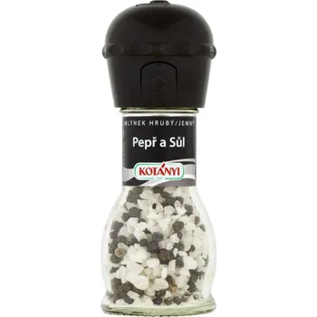Kuchyňský mlýnek Kotányi pepř a sůl mlýnek 65g