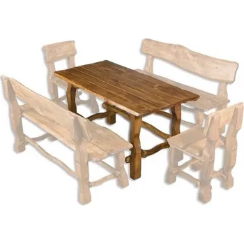 OM-101 zahradní stůl brunat