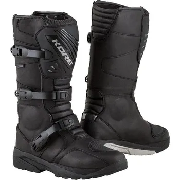 Moto obuv KORE Boty na motorku Adventure Long 3.0 černé 39