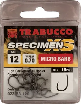 Rybářský háček Trabucco XS Specimen 16 - 15 ks