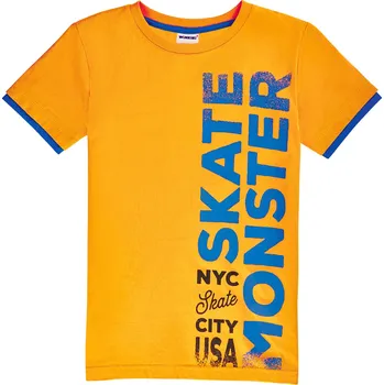 Chlapecké tričko Chlapecké triko - Winkiki WJB 01726, oranžová Barva: Oranžová, Velikost: 134