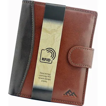 Peněženka El Forrest Pánská kožená peněženka El Forrest 2547-21 RFID hnědá