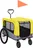vidaXL Vozík pro psa za kolo a na běhání 2v1 63,5 x 107 x 131 cm, žlutý/šedý