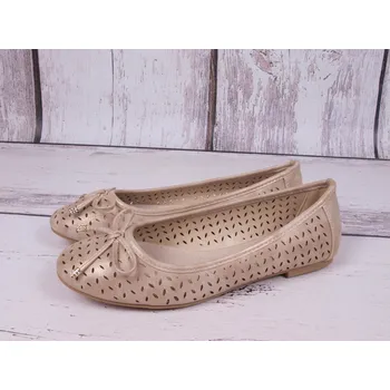 Dámské baleríny Obuv lodičky baleríny American club LU13/19 gold velikost: 36