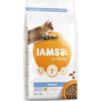 Krmivo pro kočku IAMS for Vitality Dental Cat Food with Fresh Chicken 2 kg