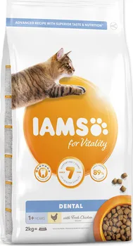 Krmivo pro kočku IAMS for Vitality Dental Cat Food with Fresh Chicken 2 kg