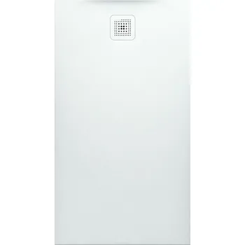 Sprchová vanička Laufen Pro - vanička obdélníková 130x90 s odtokem na kratší straně, Marbond bílá H2159580000001