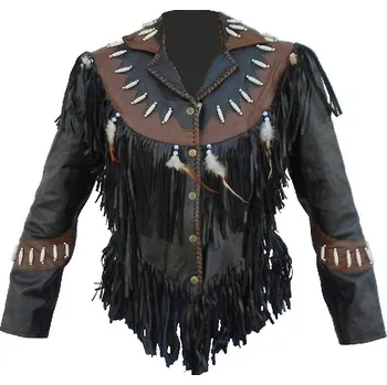 Moto oblečení WESTERN černá kožená bunda TORO - M