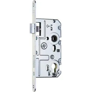 Stavební výplň HOBES zadlabací zámek "levý" K 221 DM: 55, Rozteč: 72 mm, Čelo: 18 mm