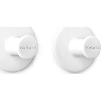 Koupelnová předložka Brabantia Háčky na ručníky bílá