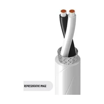 Síťový kabel 83320E.009100 Kabel stíněný-2žilový,TFE plášť,20AWG,200C,600V,MIL SPEC 16878/4 Type E,box 31m,barva bílá