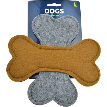 Hračka pro psa DOGS Filcové kousátko pro psa - Hnědo šedé