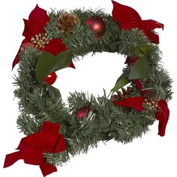 Vánoční světelný řetěz CHRISTMAS GIFTS VÁNOČNÍ VĚNEC 40 CM