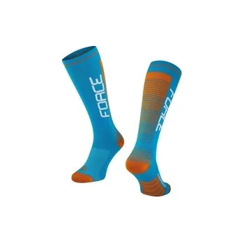 Pánské ponožky Force ponožky Compress S-M/36-41, modro-oranžová