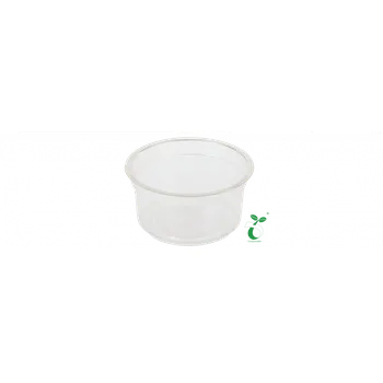 Jednorázové nádobí Kelímky na dip |&nbsp;120 ml | Transparentní | Kompostovatelné | Z PLA Balení: 50 Ks