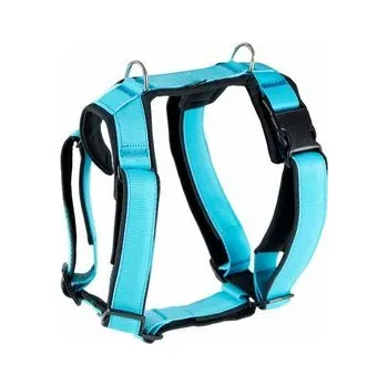 Postroj pro psa Postroj 4Dox Comfort plus - tyrkys vel L