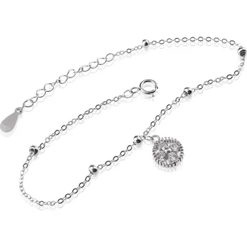 Náramek Náramek ze stříbra se zirkonovým přívěskem - Meucci SB135