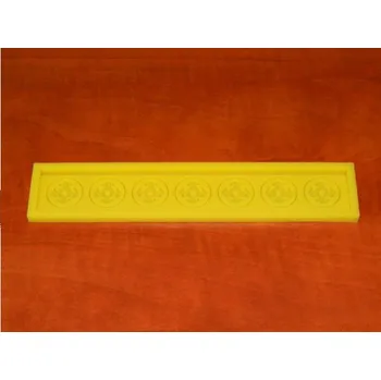 Jedlá dekorace na dort Silikonový pásek - templář